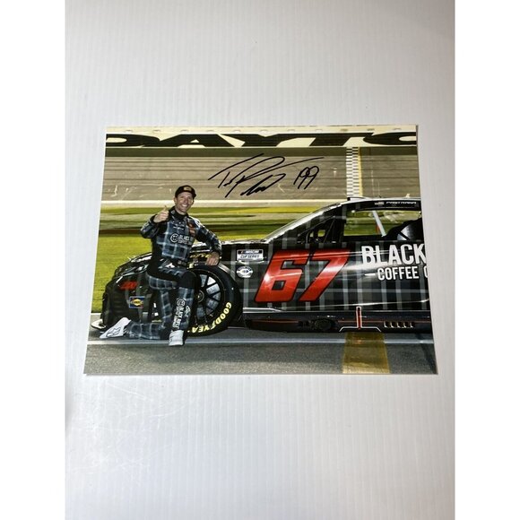 TRAVIS PASTRANA Signed 8x10 Black Rifle Coffee Auto Racing Daytona Photo NASCAR - Picture 1 of 3
